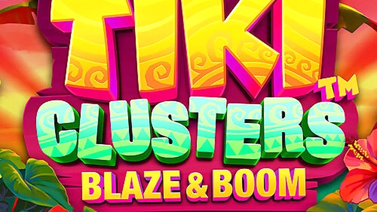 Tiki Clusters Blaze & Boom slot machine interface